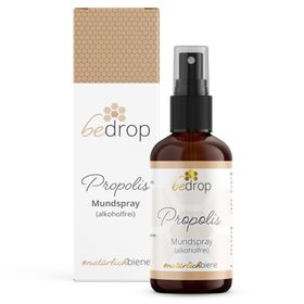 bedrop Propolis 10% Hals- & Mundspray ALKOHOLFREI | Rachenspray für Halsschmerzen & Mundgeruch