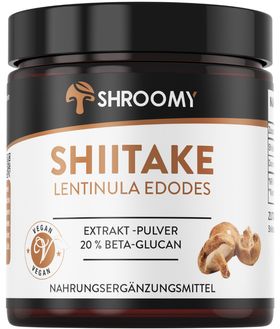 SHROOMY Shiitake Extrakt Pulver