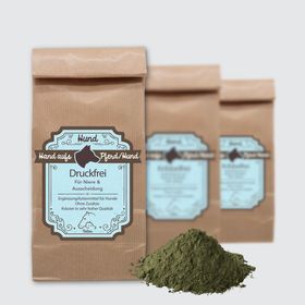 Hand aufs Pferd/Hund Nieren Kräuter Druckfrei