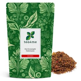 tea4me Rooibos Kiwi Granatapfel Multivitamin mit Kiwi-Granatapfel-Geschmack
