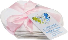 Blümchen Kuschel-Stilleinlagen 3 Paar Bio-BW