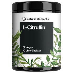 natural elements L-Citrullin Malat Pulver 2:1 – 500g Pulver – ideal vor dem Sport, hohe Reinheit