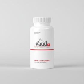 Vaud® Flohsamenschalen Kapseln | Hochdosierte Psyllium Fiber 1200 mg für Verdauung | 90 Kapseln