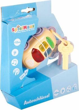Spielmaus Baby SMB Autoschlüssel mit Sound, L&S (40814132)