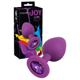Colorful Joy Jewel Purple Plug
