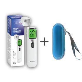 IEA Medical digitales Fieberthermometer AOJ-20A inklusive blauer Aufbewahrungstasche