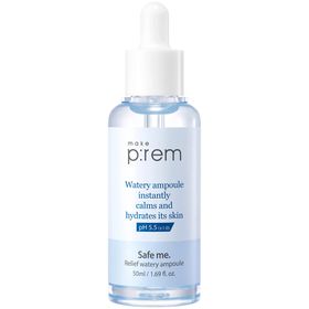 MAKE P:REM Safe Me Relief Watery Ampoule – kühlendes Feuchtigkeits‑Serum mit Feigen-Extrakt