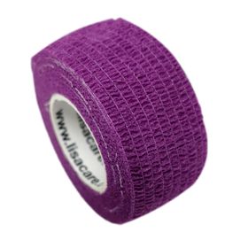 LisaCare latexfreie Fingerpflaster - Hypoallergen - Lila - 2,5cm x 4,5m