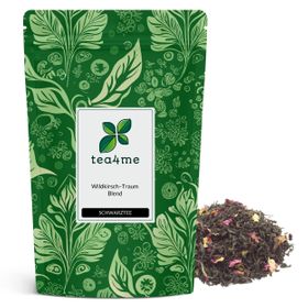 tea4me Wildkirsch-Traum Schwarztee mit Kirsche-Geschmack