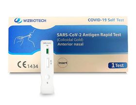 WizBiotech COVID-19 Antigen Corona Schnelltest Laientest + GRATIS BLT Desinfektionsmittel