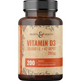 Sports & Health Vitamin D3 K2 Tabletten
