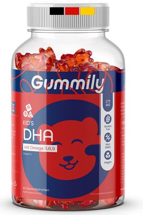 Gummily® Kinder DHA Gummibärchen - LABORGEPRÜFT -  Omega 3 Gummies