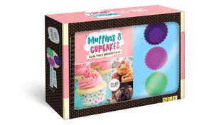 Back-Set Muffins & Cupcakes. Klein, fein und unwiederstehlich Geschenkbox mit Rezept-Buch und 6 S...