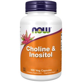 Now Foods, Choline & Inositol, vegane Kapseln, Laborgeprüft, Vitamin B
