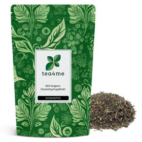 tea4me BIO Singtom Kugelblatt Schwarztee aus Darjeeling