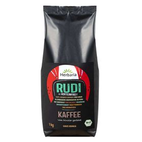 Herbaria Kaffee Rudi entkoffeiniert ganze Bohne Bio