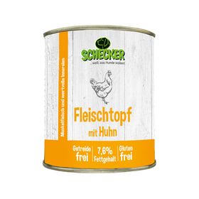 Schecker Fleischtopf mit Huhn - getreidefrei - glutenfrei - in Deutschland herstellt