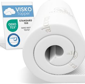Bestschlaf 2er-Set Visko-Mineralschaum Matratzenauflage, 4 cm dick, 90x200 cm