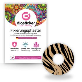 Diasticker® FreeStyle Libre 3 / 3 Plus Fixiertapes "Tiger Mood"