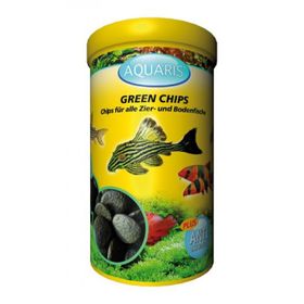 Aquarium Fischfutter für Welse - AQUARIS Green Chips