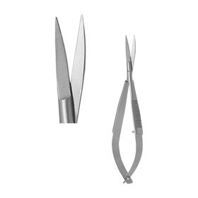 Excellent Solingen Federhautschere lang & extra feine Spitze