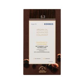 KORRES Arganöl - Hochentwickelte Haarcoloration Hellbraun Gold 5.3