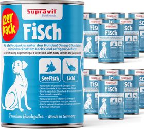 Supravit Hundenassfutter Dosenfutter für Hunde