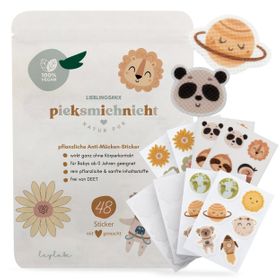 pieksmichnicht Pflanzliche Anti-Mücken-Sticker Lieblingslingsmix