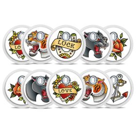 Diasticker® FreeStyle Libre 3 / 3 Plus Sticker "Tattoo"