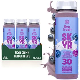 LiveFresh Skyr High Protein Drink - Heidelbeere -  Proteinshake Alternative  - 3,00€ Pfand