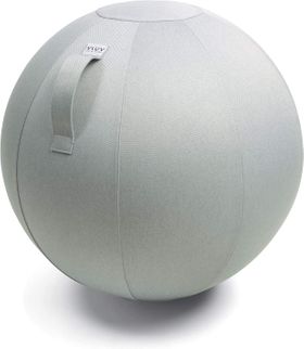 VLUV LEIV Stoff-Sitzball 60-65cm Silber