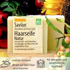Savion Haarseife Natur für alle Haartypen geeignet