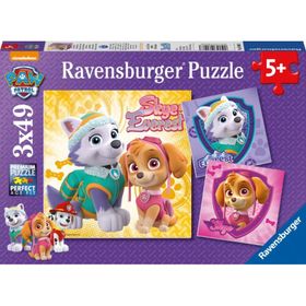 Ravensburger Ravensburger 08008 Puzzle: Bezaubernde Hundemädchen 3x49 Teile
