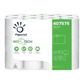 Papernet 407575 Toilettenpapier mit Bio Tech Technologie 2-lagig