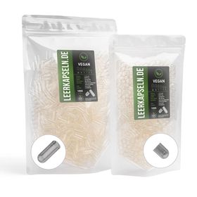 Extrakt Manufaktur getrennte Leerkapseln Größe 1 aus HPMC