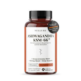 Nullure Bio Ashwagandha Extrakt (KSM-66®) - Premium Markenrohstoff