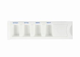 Meditrade Medikamentendispenser 4 Fach Weiß