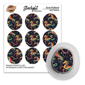 Diasticker® Dexcom G7 Stickerset "Starlight Horses"