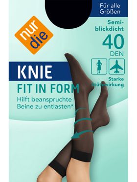 NUR DIE Knie Fit in Form - dunkelblau - Größe one size