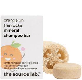 the source lab. - orange on the rocks | mineral shampoo bar inklusive seifenkissen