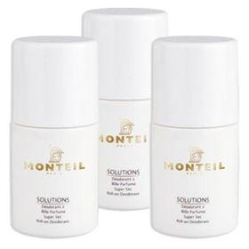 Monteil Solutions Super Sec Roll-On Deodorant 3x50 ml