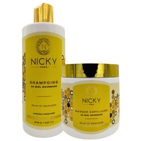 Nicky Paris - Lot de Shampoing et Masque au Miel Gourmand