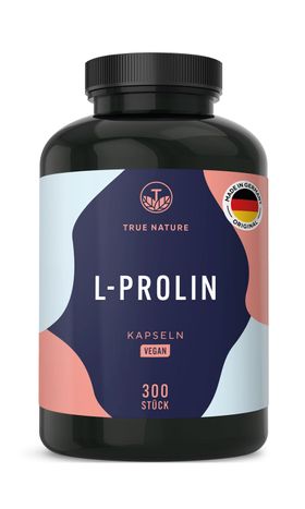 TRUE NATURE® L-Prolin Kapseln - Kollagenbaustein Vegan & Made in Germany