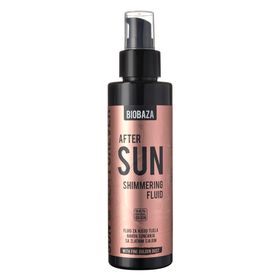 BIOBAZA After Sun Fluid mit goldenem Schimmer für die Körperpflege