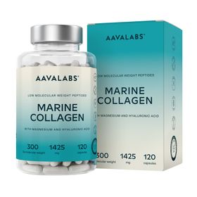 Aavalabs Meereskollagen – 1425 mg  Kollagenpeptide, 70 mg Hyaluronsäure