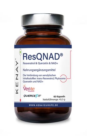 ResQNAD Resveratrol & Querzetin & NAD+| KENAY® Nahrungsergänzungsmittel