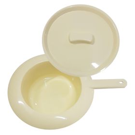 HaseMed Steckbecken mit Deckel aus Kunststoff 31 cm