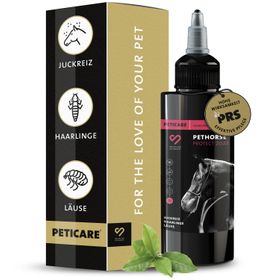 Peticare Anti-Läuse & Haarlinge Spray für Pferde, unterstützt bei Juckreiz