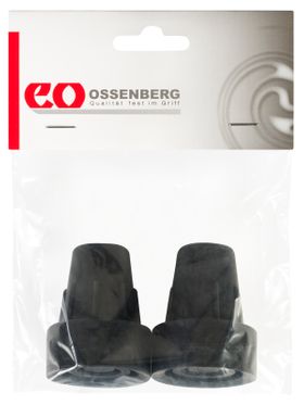 Ossenberg Gummikapsel 16 mm – Stahleinlage – schwarz – 2er Pack