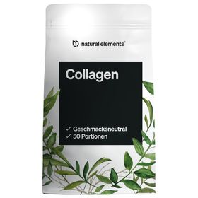 natural elements Collagen Pulver – Kollagen Hydrolysat Peptide – Kollagen Typ 1 und 3 – Neutral